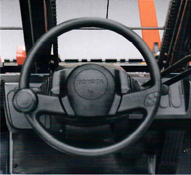 Tay lái dòng xe nâng Toyota 8FBE