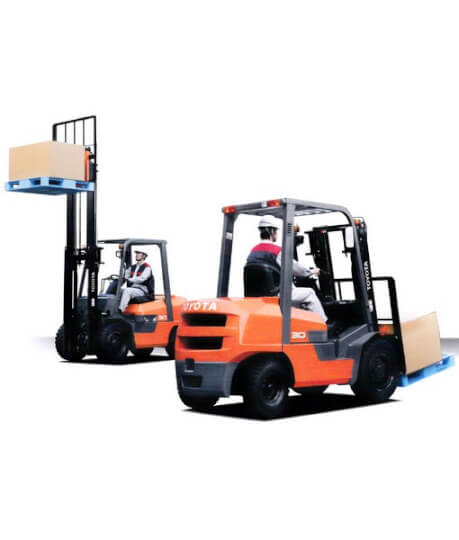 Thiết kế khung xe mới tăng cường độ an toàn ở dòng xe nâng Toyota FDZN/FGZN